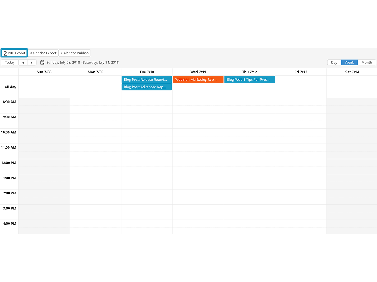 wCalendar: Advanced Calendar Configuration SugarCRM, Inc.